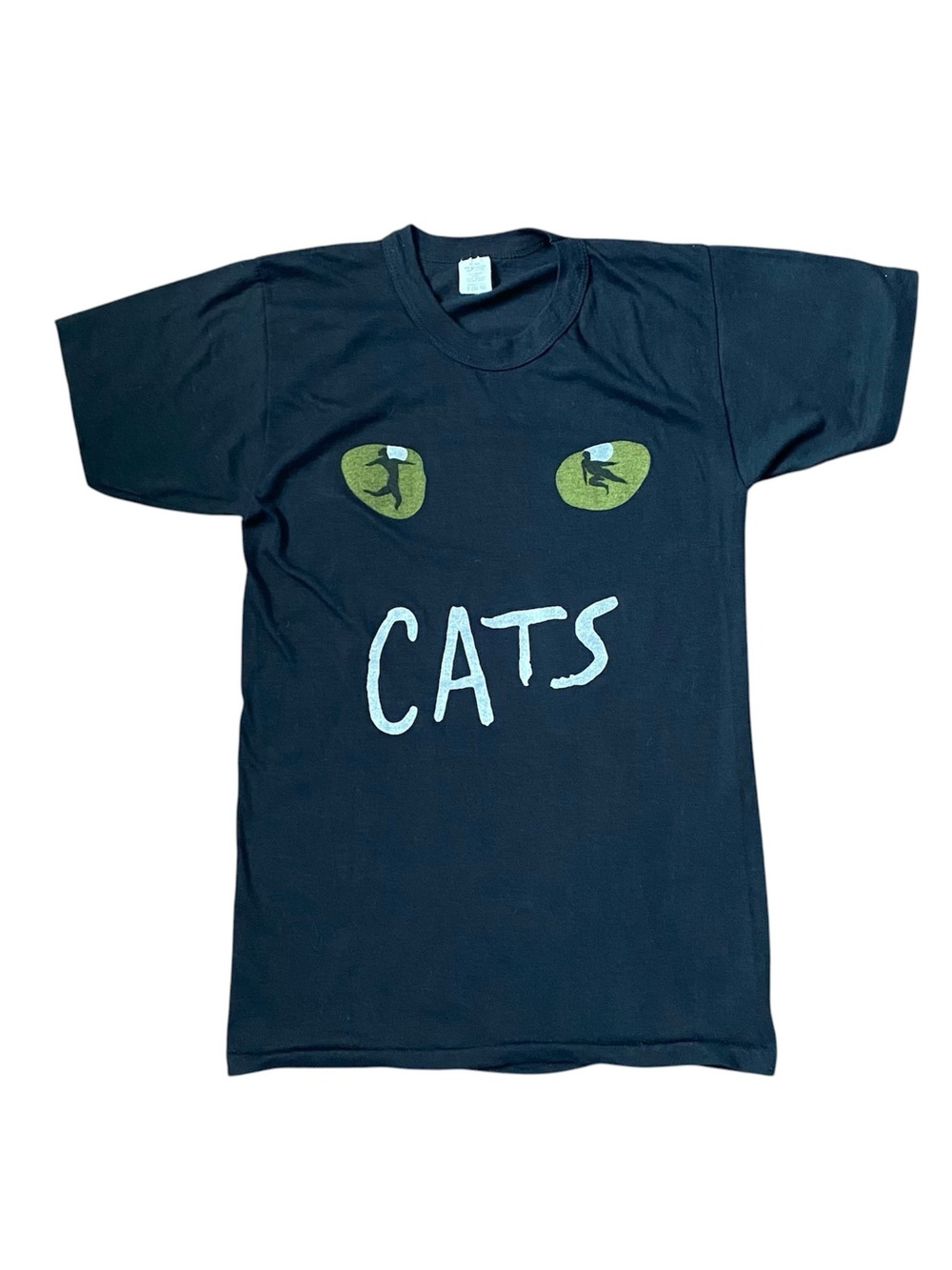 Vintage 80s CATS Broadway Musical T-Shirt Women’s Small Black